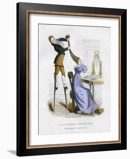 It Is Necessary to Suffer to Be Beautiful, 1882-1884-EA Tilly-Framed Giclee Print