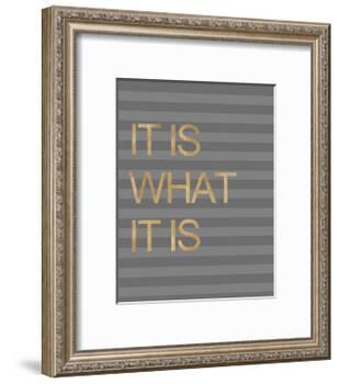 It Is What it Is Stripes-Miyo Amori-Framed Premium Giclee Print