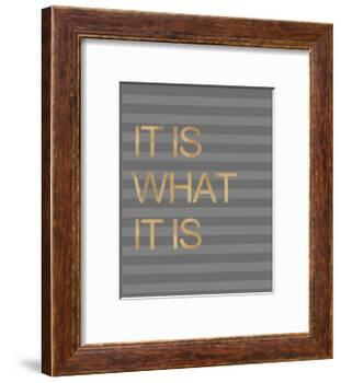 It Is What it Is Stripes-Miyo Amori-Framed Premium Giclee Print