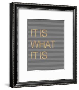 It Is What it Is Stripes-Miyo Amori-Framed Premium Giclee Print