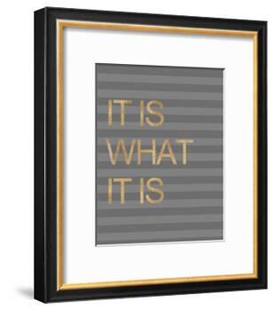 It Is What it Is Stripes-Miyo Amori-Framed Premium Giclee Print
