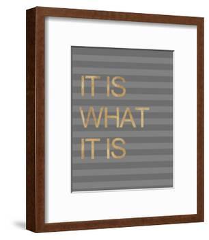 It Is What it Is Stripes-Miyo Amori-Framed Premium Giclee Print