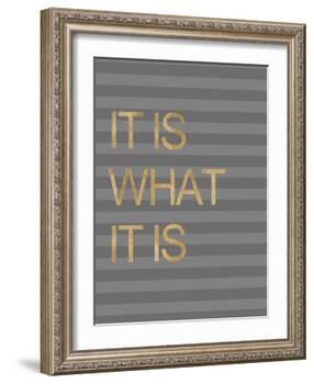 It Is What it Is Stripes-Miyo Amori-Framed Premium Giclee Print