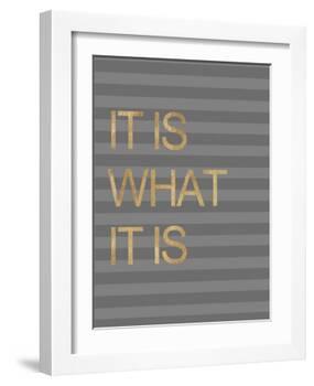 It Is What it Is Stripes-Miyo Amori-Framed Premium Giclee Print