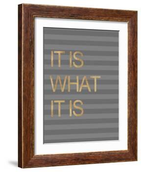 It Is What it Is Stripes-Miyo Amori-Framed Premium Giclee Print
