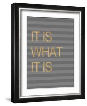 It Is What it Is Stripes-Miyo Amori-Framed Premium Giclee Print