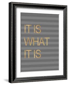 It Is What it Is Stripes-Miyo Amori-Framed Premium Giclee Print