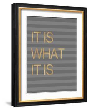 It Is What it Is Stripes-Miyo Amori-Framed Premium Giclee Print