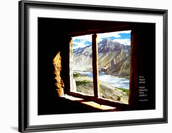 It is Your Mind...-null-Framed Art Print