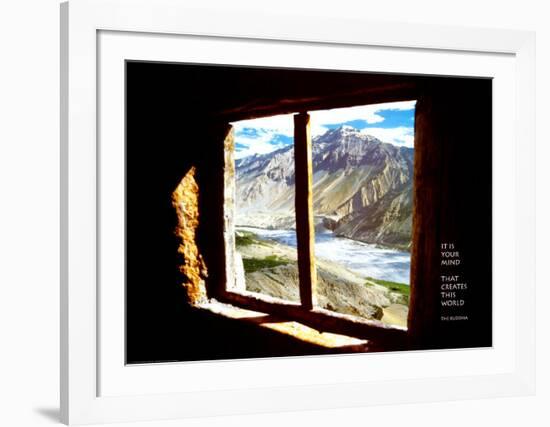 It is Your Mind...-null-Framed Art Print