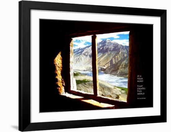 It is Your Mind...-null-Framed Art Print