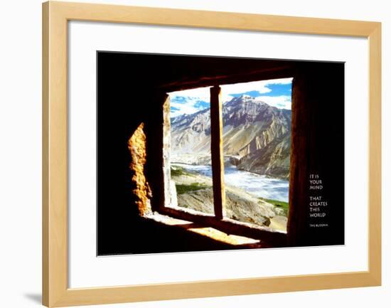 It is Your Mind...-null-Framed Art Print