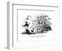 "It just occurred to me that it would be even more hellish if we left them?" - New Yorker Cartoon-Lee Lorenz-Framed Premium Giclee Print