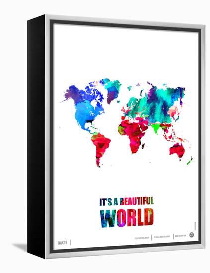 It's a Beautifull World Poster-NaxArt-Framed Stretched Canvas