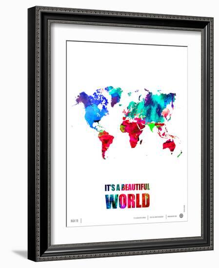 It's a Beautifull World Poster-NaxArt-Framed Art Print