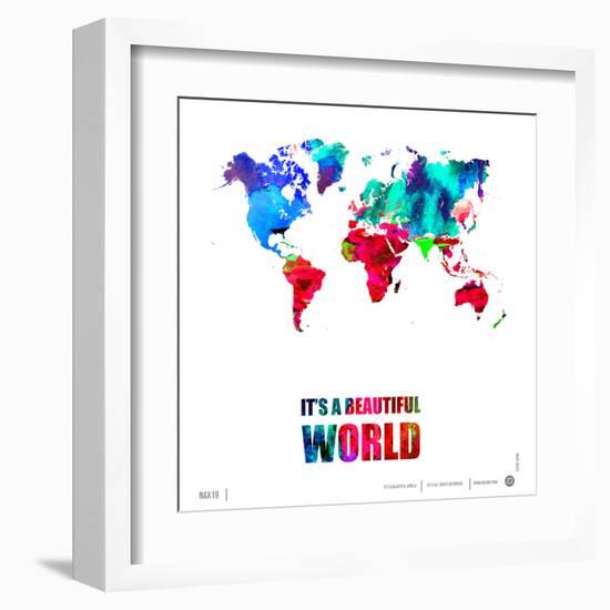 It's a Beautifull World Poster-NaxArt-Framed Art Print