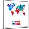 It's a Beautifull World Poster-NaxArt-Mounted Art Print