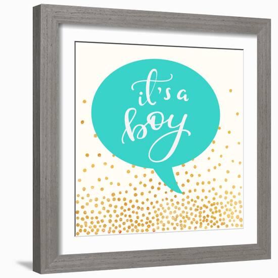 It's A Boy-Evangeline Taylor-Framed Art Print