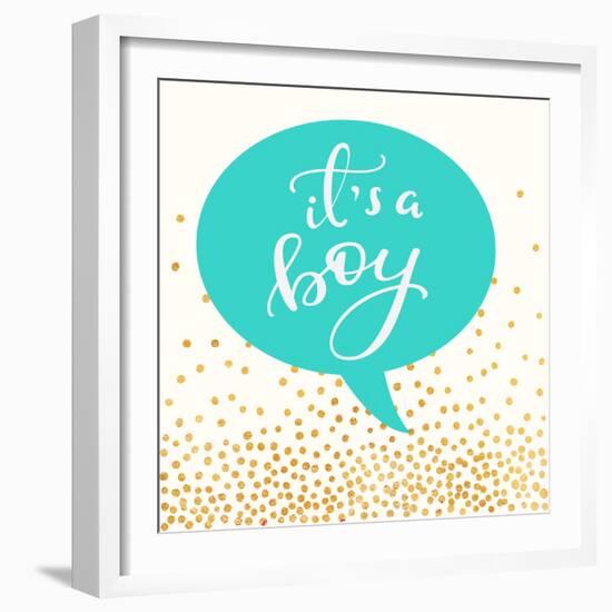 It's A Boy-Evangeline Taylor-Framed Art Print