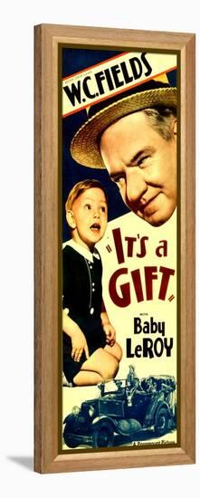 IT'S A GIFT, from left Baby LeRoy, W.C. Fields, 1934.-null-Framed Stretched Canvas