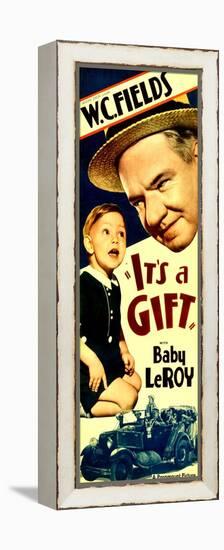 IT'S A GIFT, from left Baby LeRoy, W.C. Fields, 1934.-null-Framed Stretched Canvas