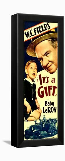 IT'S A GIFT, from left Baby LeRoy, W.C. Fields, 1934.-null-Framed Stretched Canvas