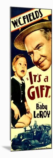 IT'S A GIFT, from left Baby LeRoy, W.C. Fields, 1934.-null-Mounted Art Print