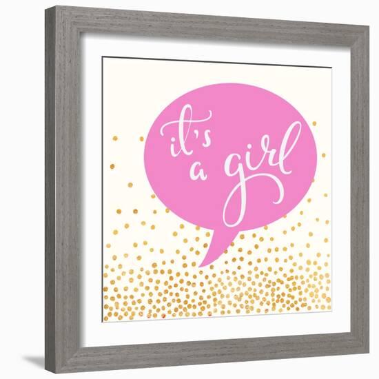 It's A Girl-Evangeline Taylor-Framed Art Print