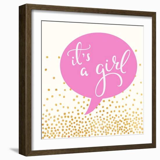 It's A Girl-Evangeline Taylor-Framed Art Print