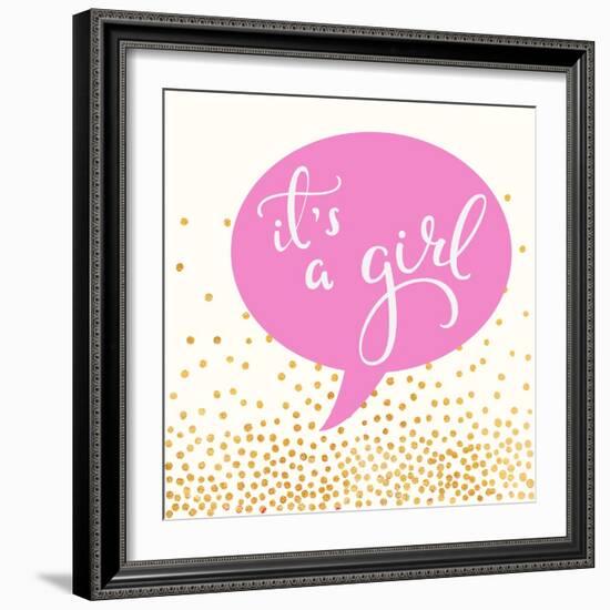 It's A Girl-Evangeline Taylor-Framed Art Print