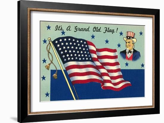 It's a Grand Old Flag-null-Framed Art Print