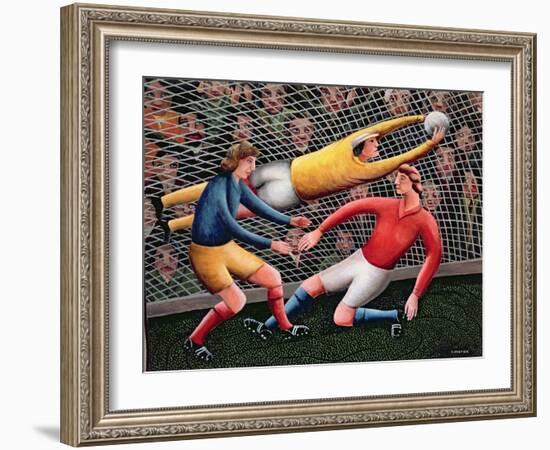 It's a Great Save-Jerzy Marek-Framed Giclee Print