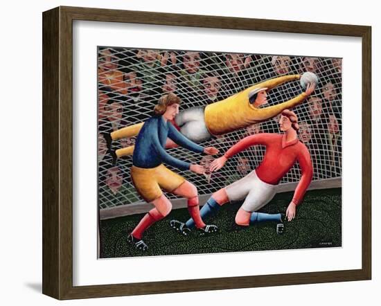 It's a Great Save-Jerzy Marek-Framed Giclee Print