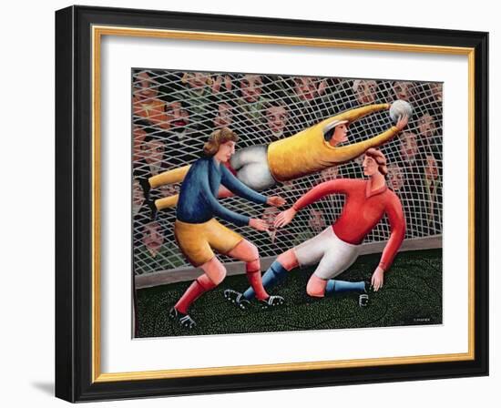 It's a Great Save-Jerzy Marek-Framed Giclee Print