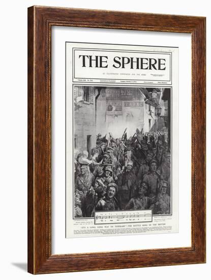 It's a Long, Long Way to Tipperary, the Battle Song of the British, World War I-Addison Thomas Millar-Framed Giclee Print