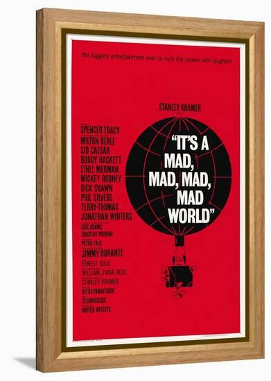 "It's a Mad, Mad, Mad, Mad World" 1963, Directed by Stanley Kramer-null-Framed Premier Image Canvas