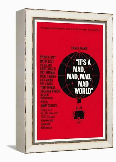 "It's a Mad, Mad, Mad, Mad World" 1963, Directed by Stanley Kramer-null-Framed Premier Image Canvas