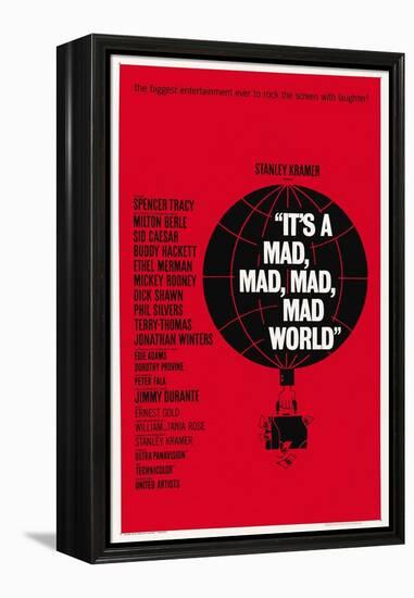 "It's a Mad, Mad, Mad, Mad World" 1963, Directed by Stanley Kramer-null-Framed Premier Image Canvas