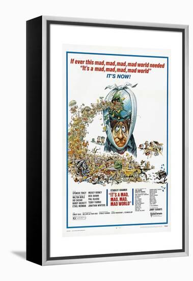 It's a Mad Mad Mad Mad World, 1963-null-Framed Premier Image Canvas
