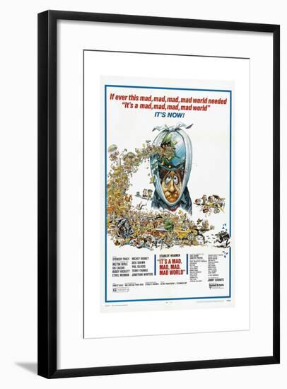 It's a Mad Mad Mad Mad World, 1963-null-Framed Giclee Print