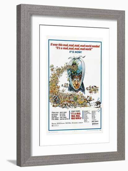 It's a Mad Mad Mad Mad World, 1963-null-Framed Giclee Print