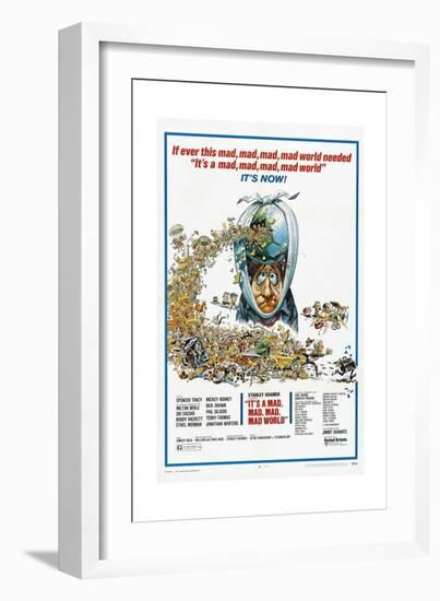 It's a Mad Mad Mad Mad World, 1963-null-Framed Giclee Print