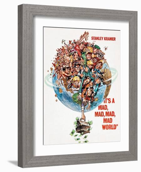 It's a Mad Mad Mad Mad World, 1963-null-Framed Giclee Print