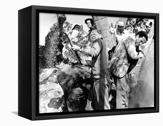 It's a Mad Mad Mad Mad World-null-Framed Stretched Canvas