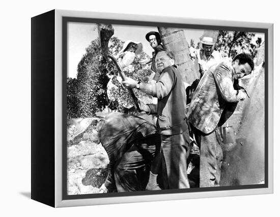 It's a Mad Mad Mad Mad World-null-Framed Stretched Canvas