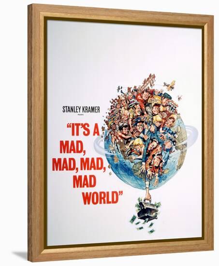 It's a Mad Mad Mad Mad World-null-Framed Stretched Canvas