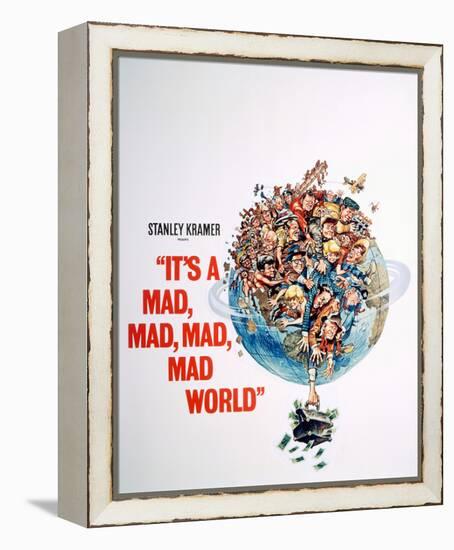 It's a Mad Mad Mad Mad World-null-Framed Stretched Canvas
