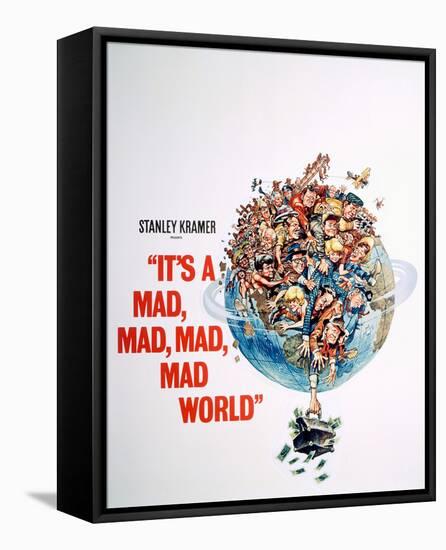 It's a Mad Mad Mad Mad World-null-Framed Stretched Canvas