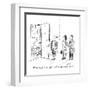 "It's a major fixer-upper.  How's your marriage?" - New Yorker Cartoon-David Sipress-Framed Premium Giclee Print