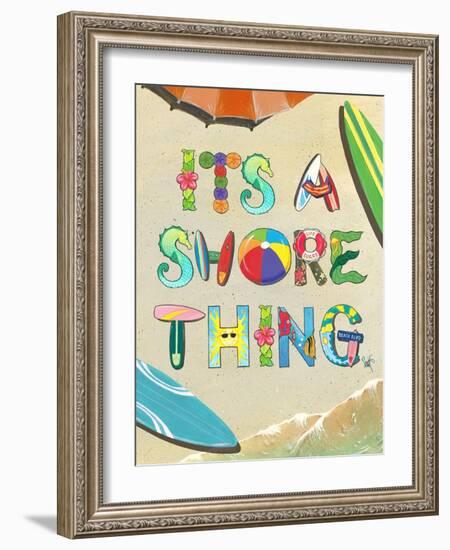 It’S a Shore Thing-Scott Westmoreland-Framed Art Print